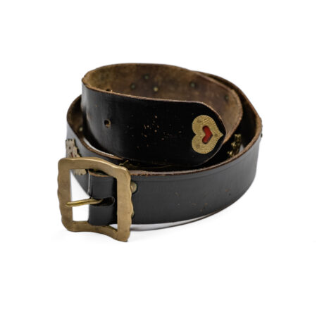 Vintage Appenzeller belt in black, 85cm